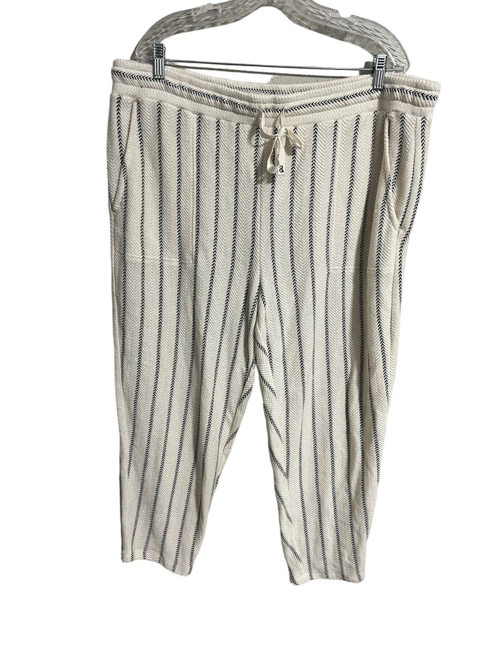NWT Lou & Grey Knit Striped Pants XL